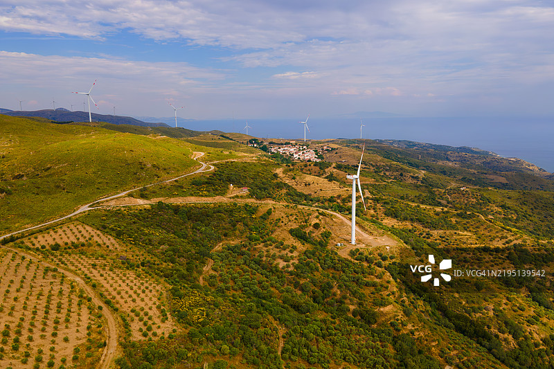 风能发电场的能源转型图片素材