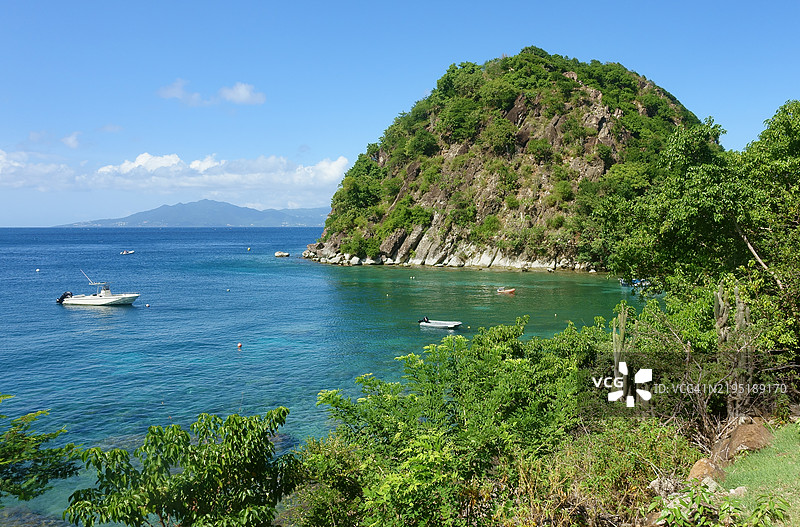 美丽的热带海湾图片素材