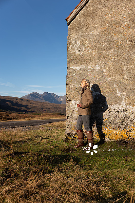 在苏格兰韦斯特罗斯的安泰拉赫宁静中放松身心图片素材