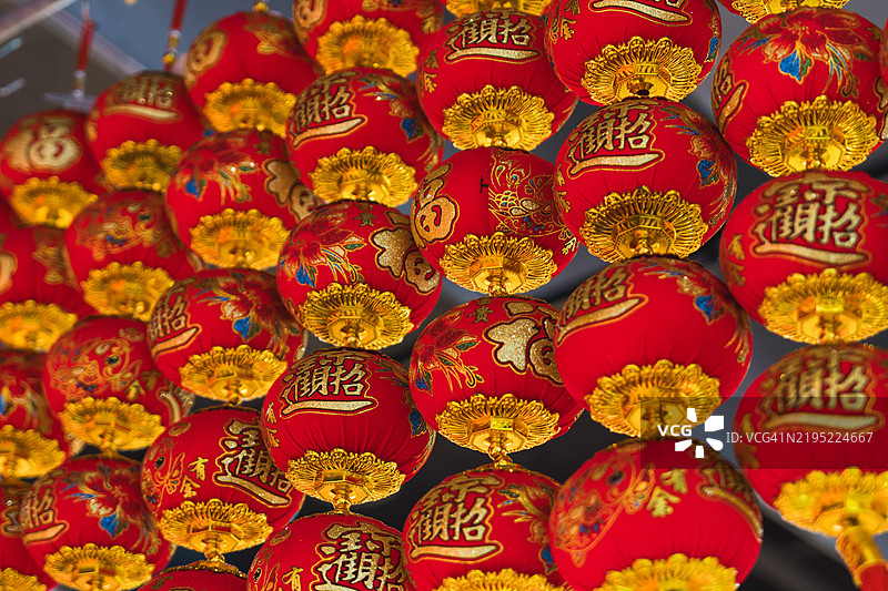 灯笼装饰；传统中国节日装饰图片素材