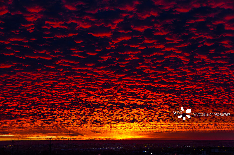 红色黎明图片素材