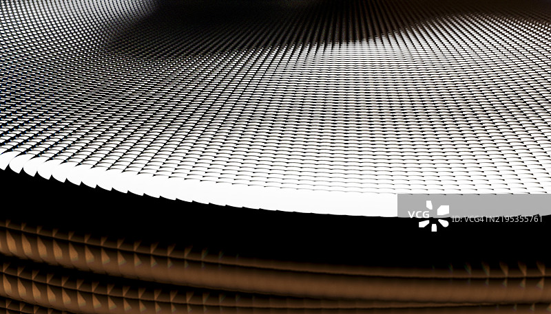抽象的曲面网格形成未来主义设计图片素材