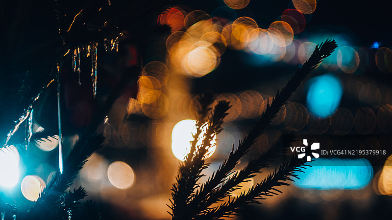 照明设备的特写镜头图片素材