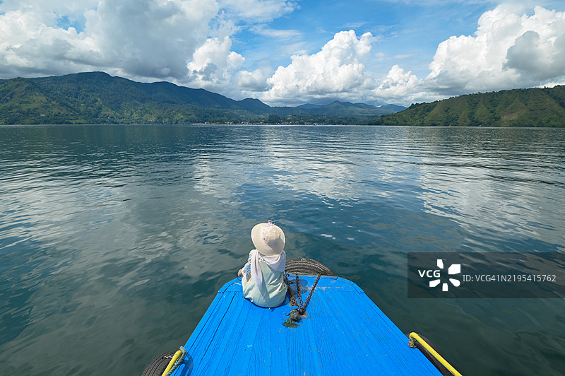 印度尼西亚北苏门答腊的托巴湖图片素材