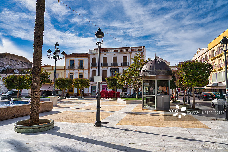 西班牙哈恩省的拉卡罗利纳图片素材