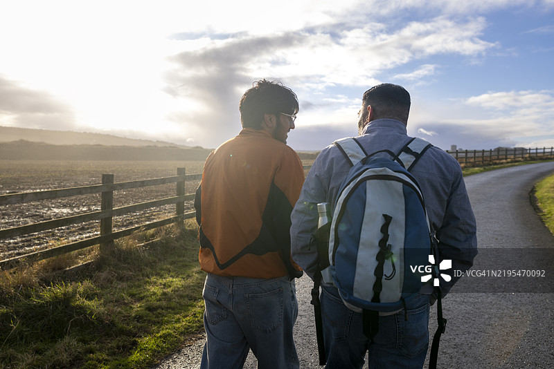 徒步旅行与美景图片素材