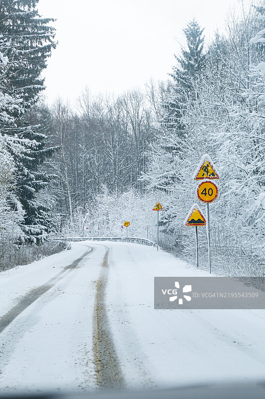 路标，卡尔宁格勒，卡尔宁格勒州，俄罗斯图片素材