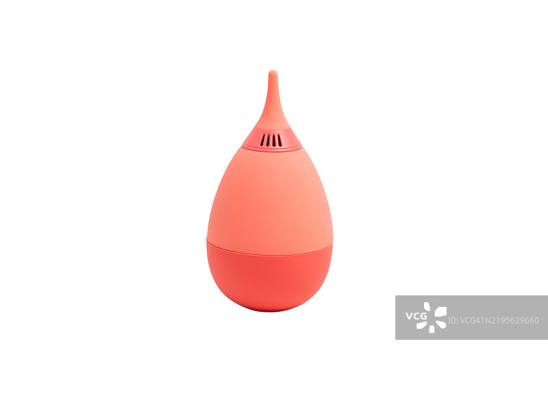 一个红色和橙色的物体，顶部尖锐图片素材