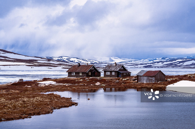 哈达根维达，挪威，欧洲图片素材