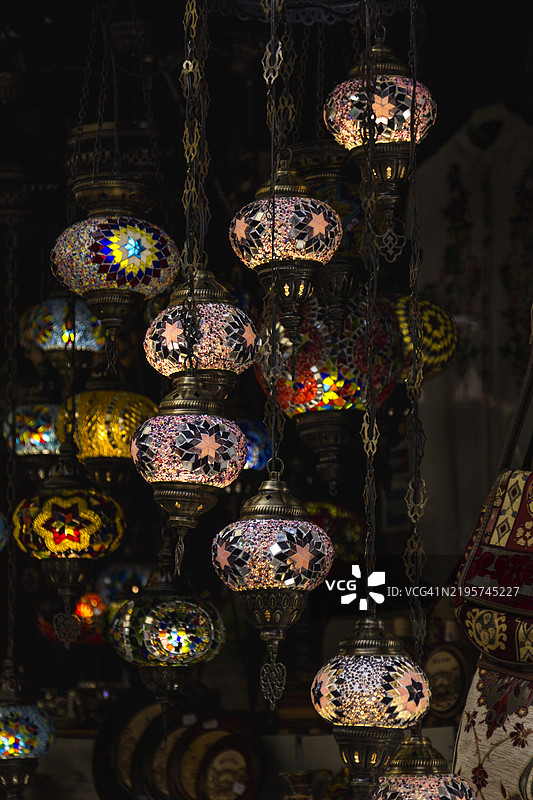 阿拉伯风格的吊灯图片素材