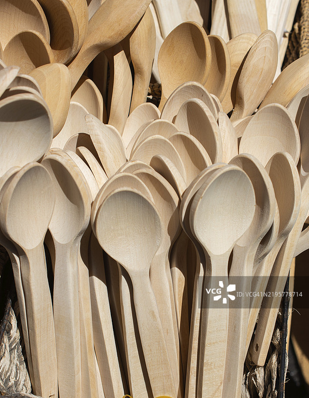 厨房用具 木制勺子图片素材