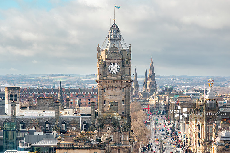 爱丁堡天际线图片素材
