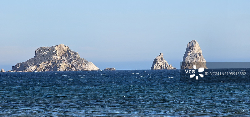 西班牙赫罗纳加泰罗尼亚的布拉特哈德帕尔斯海滩图片素材