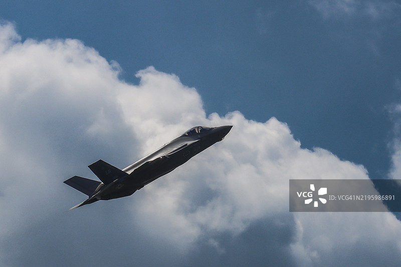 洛克希德·马丁 F-22 ILA 2024图片素材