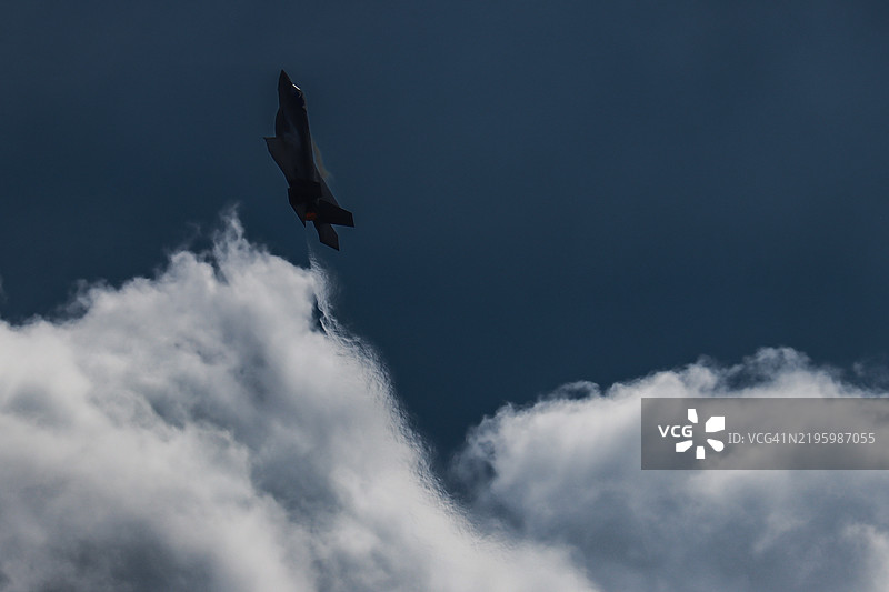 洛克希德·马丁 F-22 ILA 2024图片素材