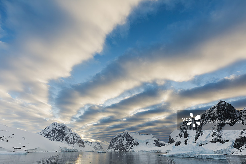 勒梅尔海峡，南极半岛。图片素材