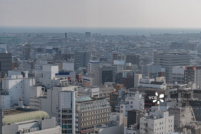 日本静冈市海边的住宅区图片素材