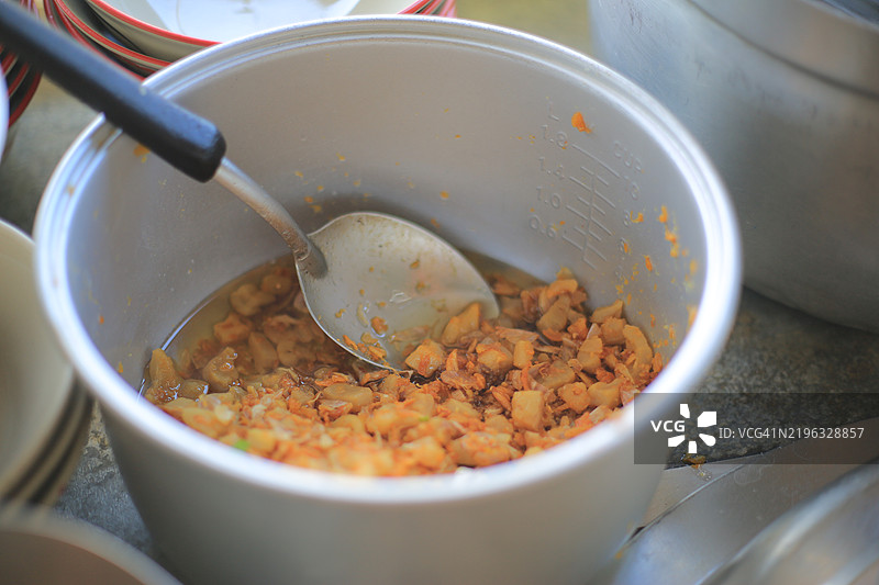 猪油。图片素材