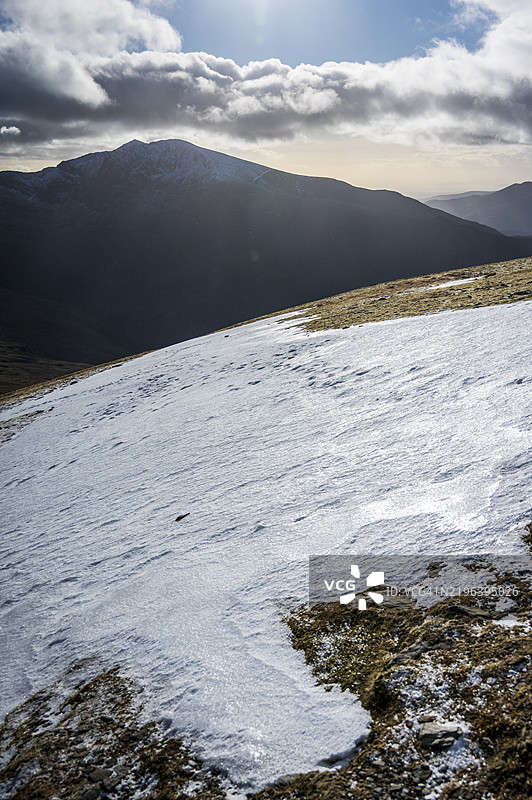 雪山山坡图片素材