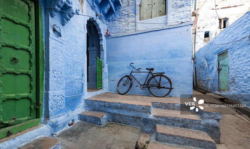 经典印度自行车图片素材