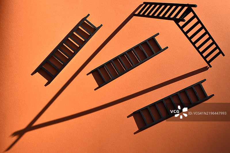 建筑的低角度视图图片素材