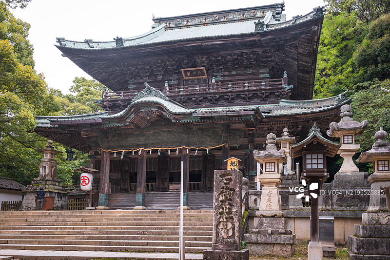 日本琴平神社的朝日社庙图片素材