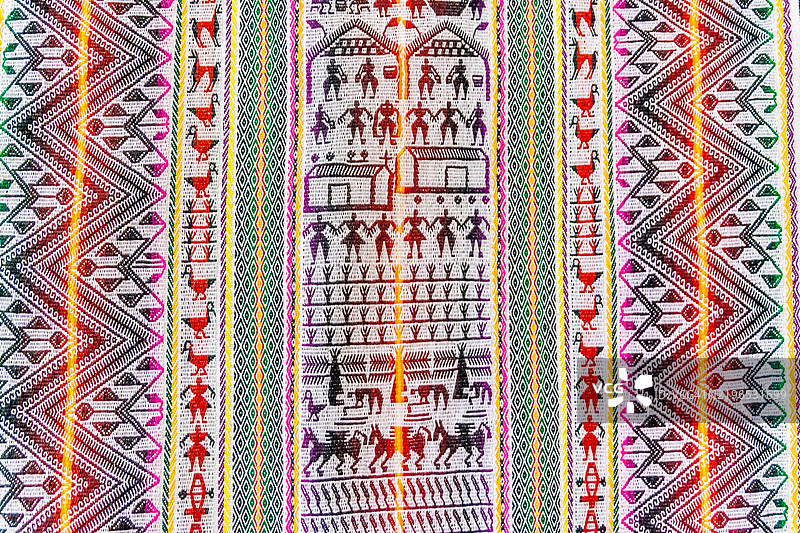 传统的玻利维亚布料图片素材
