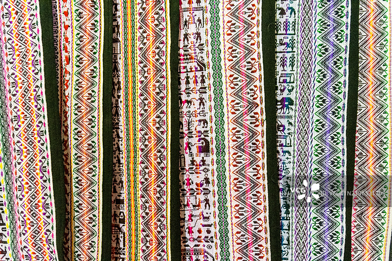 传统的玻利维亚布料图片素材