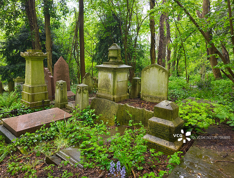 伦敦高门公墓，英国图片素材