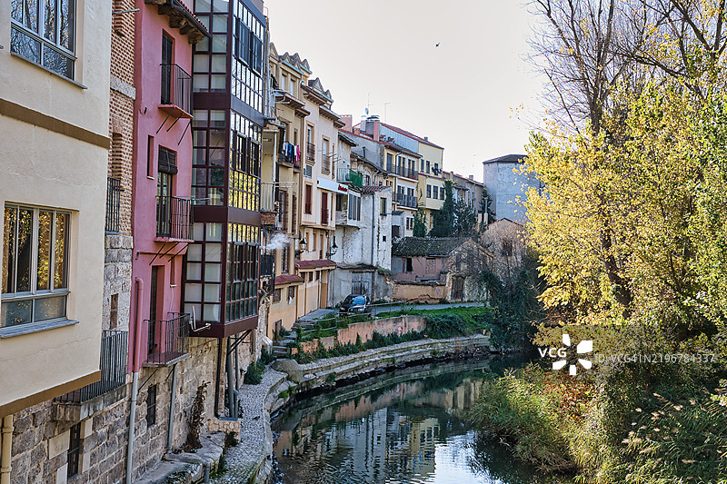 西班牙佩尼亚菲尔的杜拉顿河图片素材