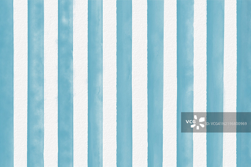 白色背景上的浅青蓝色水彩条纹图片素材