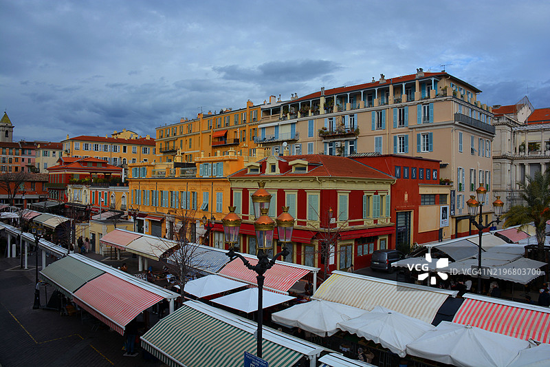 尼斯市的萨雷亚大道，法国图片素材