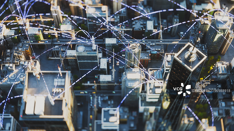 无形的联系图片素材