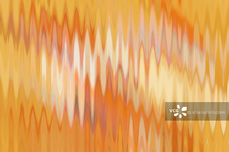 模糊效果的抽象金色锯齿图案。一个温暖的抽象设计，呈现金色、米色和橙色调的锯齿图案，带有柔和的模糊效果。非常适合现代和艺术背景。图片素材