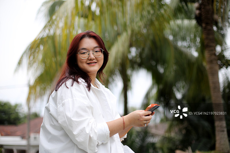 亚洲少女肖像图片素材