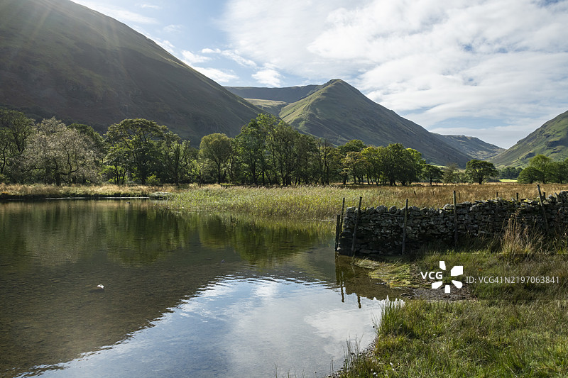 兄弟湖，湖区，坎布里亚，英格兰图片素材