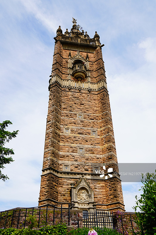 布里斯托，英国，夏日阳光下的卡博特塔图片素材