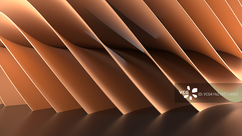 抽象的摩卡慕斯波浪形状形成动态图案图片素材