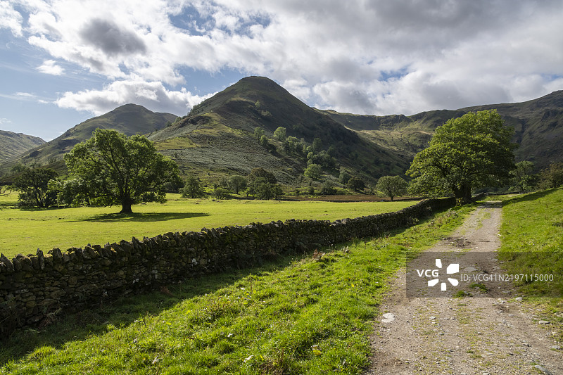 达夫代尔，湖区，坎布里亚，英格兰图片素材