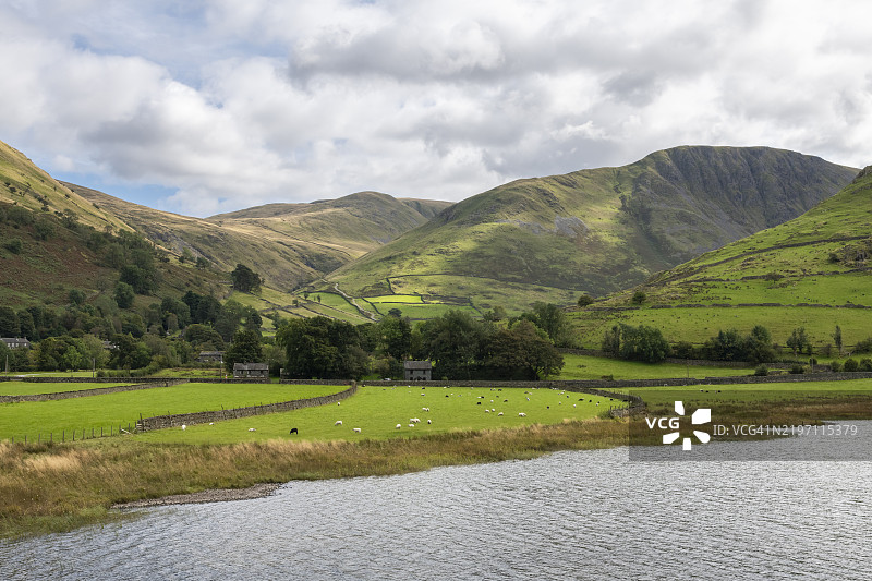 兄弟湖，湖区，坎布里亚，英格兰图片素材