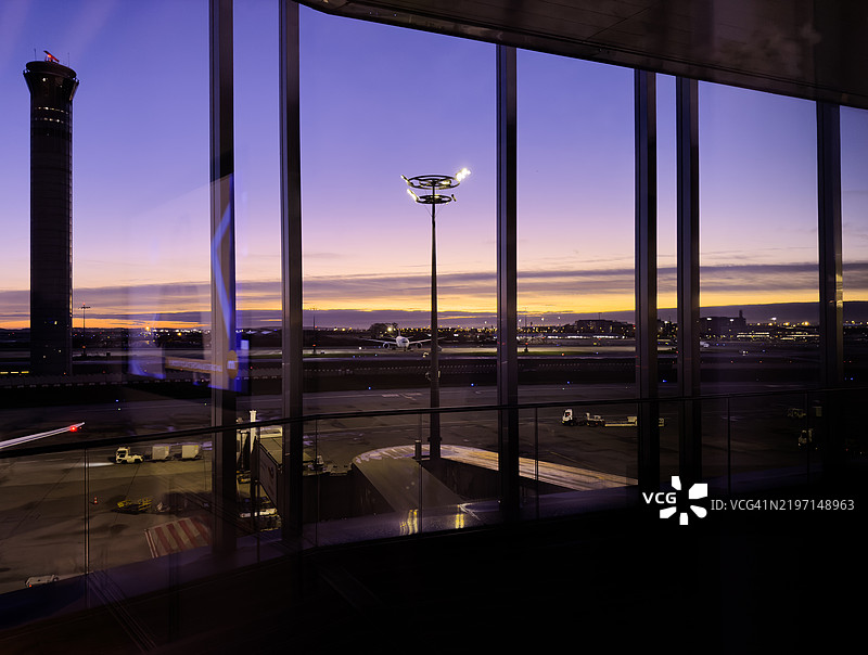 戴高乐机场图片素材