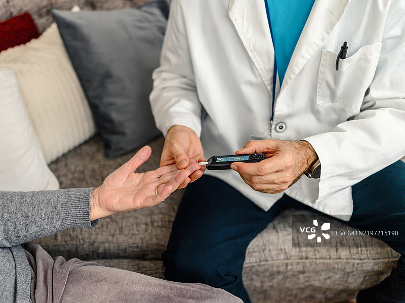 血糖水平检测图片素材