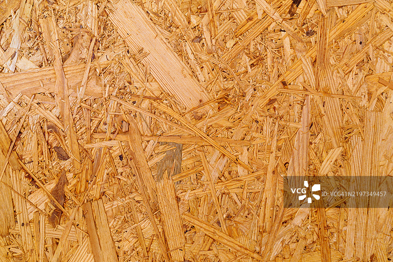 定向刨花板创造出有纹理的木质背景图片素材