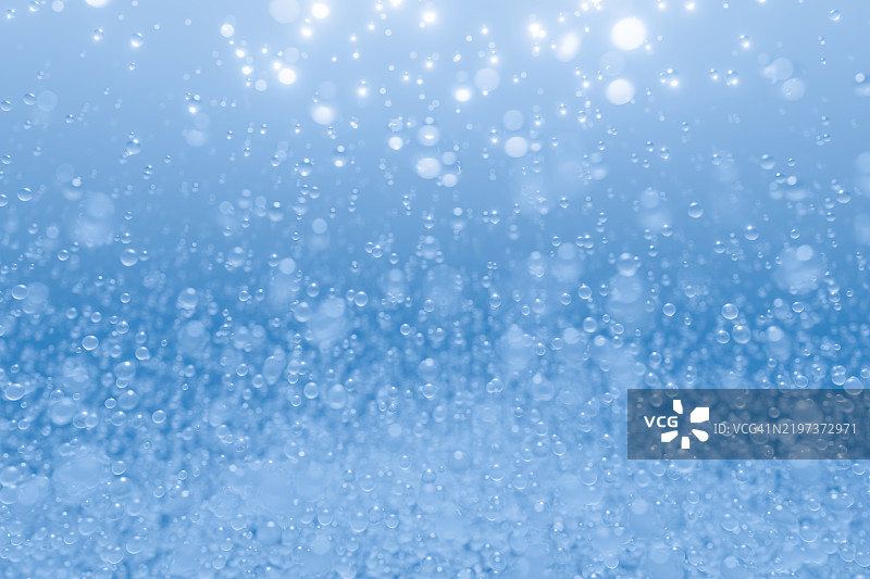 水下气泡漂浮上升图片素材