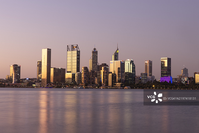 珀斯天际线图片素材