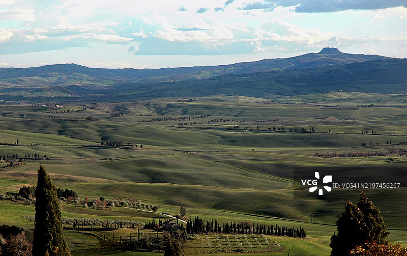 皮恩扎 - 上瓦尔多尔恰的全景图片素材