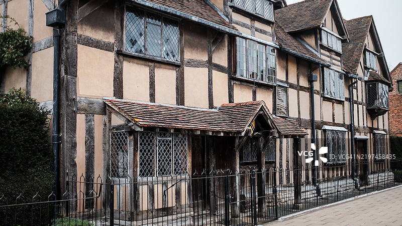 莎士比亚的出生地斯特拉特福德-upon-艾冯图片素材