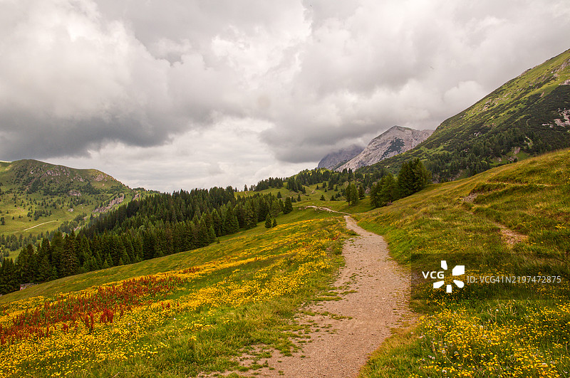 天空下的风景如画的景观图片素材