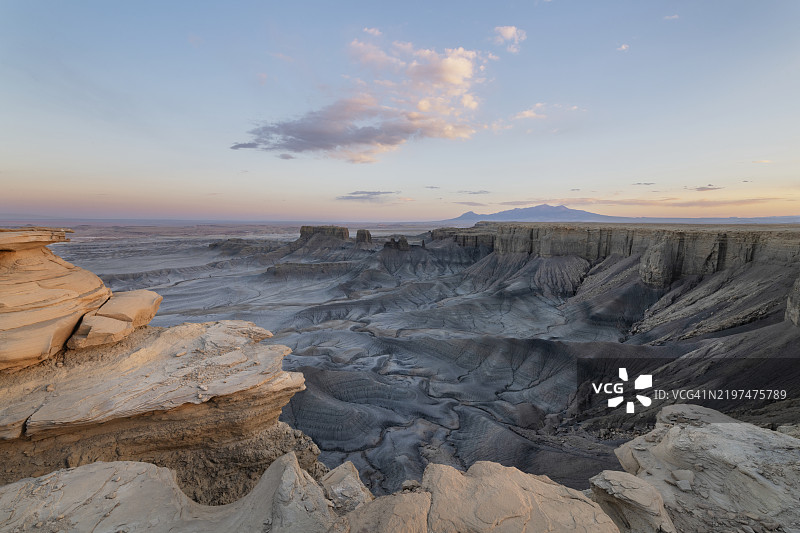 犹他州上蓝山荒地图片素材