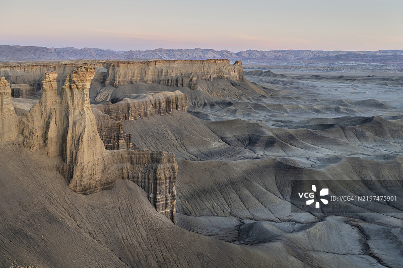 犹他州上蓝山荒地图片素材